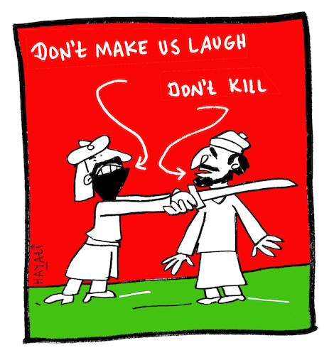 Cartoon: Khasha Zwan (medium) by Hayati tagged khasha,zwan,afghanistan,thaliban,terror,artist,komiker,satireker,humorist,mord,cartoon,hayati,boyacioglu,khasha,zwan,afghanistan,thaliban,terror,artist,komiker,satireker,humorist,mord,cartoon,hayati,boyacioglu