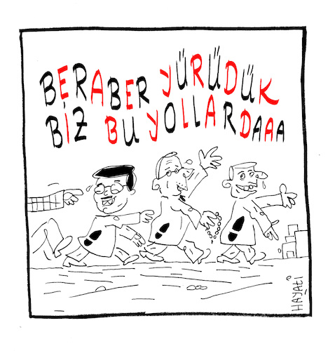 Cartoon: Wir treten gemeinsam zurück (medium) by Hayati tagged erdogan,akp,bürgermeister,belediye,baskani,ankara,bursa,balikesir,tuerkei,cartoon,hayati,boyacioglu,erdogan,akp,bürgermeister,belediye,baskani,ankara,bursa,balikesir,tuerkei,cartoon,hayati,boyacioglu