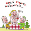 Cartoon: 2014 (small) by Hayati tagged gulen,bewegung,akp,regierung,recep,tayyip,erdogan,2014,silvester,hayati,boyacioglu,berlin