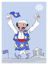 Cartoon: Der große Grieche (small) by Hayati tagged griechenland,greece,greek,yunanistan,wirtschaftskrise,tanz,akropolis,hayati,boyacioglu