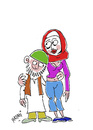 Cartoon: Shahmus and Nabila (small) by Hayati tagged shahmus,und,nabila,seyhmuz,ve,nebile,love,modern,klassik,klasik,moda,hayati,boyacioglu,berlin