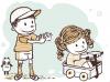 Cartoon: Gesunde Kinder (small) by judith tagged kinder,medizin,spaß,kids,spielen,jungs,mädchen