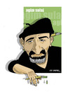 Cartoon: -AGIM SULAJ- PORTRAIT (small) by donquichotte tagged agm