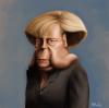 Cartoon: Angela Merkel (small) by lexluther tagged merkel,angela,deutschland,bundesrepublik,bundeskanzler,bundeskanzlerin