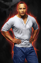 Cartoon: The Rock (small) by lexluther tagged dwayne,the,rock,johnson,actor,wresling
