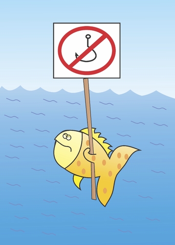 Cartoon: Proibido pescar (medium) by claude292 tagged fish