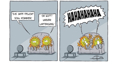 Cartoon: 20211122-ImpfPflicht (medium) by Marcus Gottfried tagged impfung,impfpflicht,corona,covid,impfung,impfpflicht,corona,covid