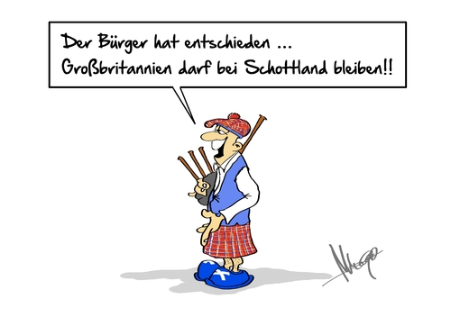 Cartoon: bei Schottland bleiben (medium) by Marcus Gottfried tagged schottland,referendum,wahl,unabhängigkeit,europa,freiheit,union,england,großbritannien,schotte,ost,erweiterung,west,schrumpfung,verkleinern,wachsen,richtung,marcus,gottfried,cartoon,karikatur,schottland,referendum,wahl,unabhängigkeit,europa,freiheit,union,england,großbritannien,schotte,ost,erweiterung,west,schrumpfung,verkleinern,wachsen,richtung,marcus,gottfried,cartoon,karikatur