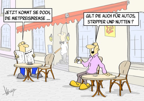 Cartoon: Cafe Venezia ll (medium) by Marcus Gottfried tagged cafe,venezia,strassencafe,gast,kellner,mietpreis,mietpreisbremse,marcus,gottfried,cartoon,karikatur,zeitung,lesen,information,nachfrage,nutten,auto,stripper,preis,mieten,kosten,cafe,venezia,strassencafe,gast,kellner,mietpreis,mietpreisbremse,marcus,gottfried,cartoon,karikatur,zeitung,lesen,information,nachfrage,nutten,auto,stripper,preis,mieten,kosten