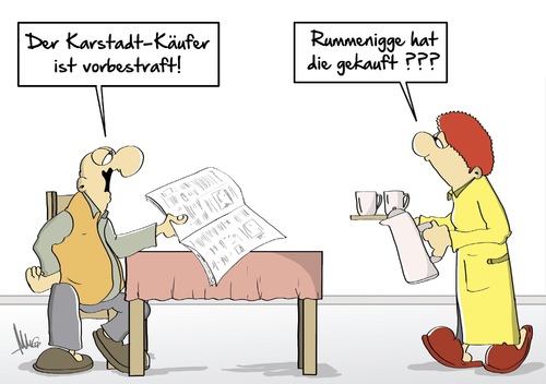 Cartoon: Karstadt (medium) by Marcus Gottfried tagged karstadt,berggruen,benko,verlust,einkauf,warenhaus,investition,anlage,mitarbeiter,käufer,marcus,gottfried,cartoon,karikatur,sanierung,einschnitt,besitz,besitzerwechsel,eigentümer,konzern,karstadt,berggruen,benko,verlust,einkauf,warenhaus,investition,anlage,mitarbeiter,käufer,marcus,gottfried,cartoon,karikatur,sanierung,einschnitt,besitz,besitzerwechsel,eigentümer,konzern