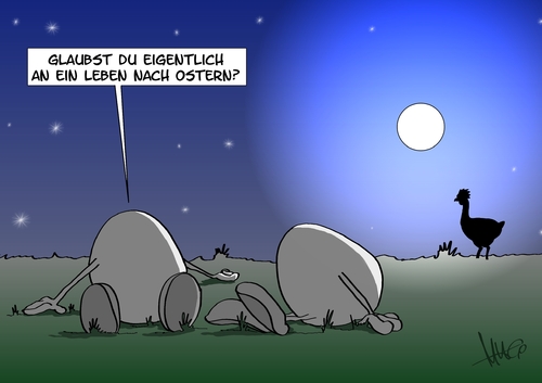 Cartoon: Leben nach Ostern (medium) by Marcus Gottfried tagged ostern,osterei,huhn,leben,tod,bauernhof,marcus,gottfried,cartoon,karikatur,henne,gockel,feiertag,kirche,ostern,osterei,huhn,leben,tod,bauernhof,marcus,gottfried,cartoon,karikatur,henne,gockel,feiertag,kirche