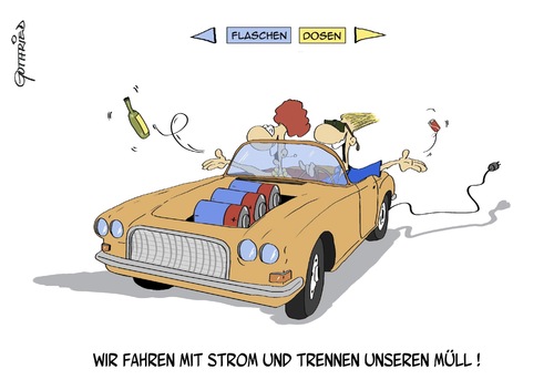 Müll und Strom