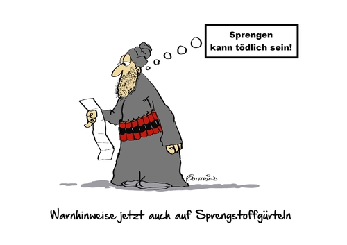 Cartoon: Warnhinweis (medium) by Marcus Gottfried tagged karikatur,cartoon,gottfried,marcus,freunde,spaß,absicherung,spießer,versicherung,norm,eu,tot,tod,nebenwirkung,qaida,al,is,anschlag,terror,zigarette,warnhinweis,warnung,warnung,warnhinweis,zigarette,terror,anschlag,is,al,qaida,nebenwirkung,tod,tot,eu,norm,versicherung,spießer,absicherung,spaß,freunde,marcus,gottfried,cartoon,karikatur