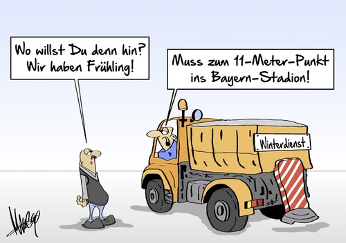 Cartoon: Winterdienst (medium) by Marcus Gottfried tagged bayern,münchen,bvb,dortmund,halbfinale,dfb,pokal,spiel,elfmeter,lahm,ausrutscher,ausrutschen,streuwagen,glatt,glätte,winter,rutschig,ruf,stadion,elf,meter,punkt,marcus,gottfried,cartoon,karikatur,bayern,münchen,bvb,dortmund,halbfinale,dfb,pokal,spiel,elfmeter,lahm,ausrutscher,ausrutschen,streuwagen,glatt,glätte,winter,rutschig,ruf,stadion,elf,meter,punkt,marcus,gottfried,cartoon,karikatur