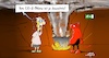 Cartoon: CO2-Bilanz (small) by Marcus Gottfried tagged co2,umwelt,bilanz,rauch,hölle,teufel,klima,luft