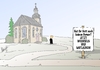 Cartoon: Kirche (small) by Marcus Gottfried tagged islam,moslem,christ,jude,buddha,evangelisch,katholisch,kirche,glaube,wechsel,humor,beleidigt,betroffen,kundenwerbung,werbung,mitglieder,lachen,mitlachen,marcus,gottfried,cartoon,karikatur