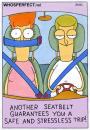 Cartoon: seatbelt (small) by WHOSPERFECT tagged seatbelt