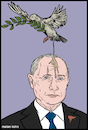 Cartoon: Peace will come soon Or pee (small) by matan_kohn tagged putin,russia,ukraine,biden,funny,war,europe,sad,bird,peace,pee,shit,pigeon,gag,toon