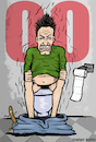 Cartoon: poop man (small) by matan_kohn tagged poop,pooping,toilet,shit,man,effort,00,joke,hilarious