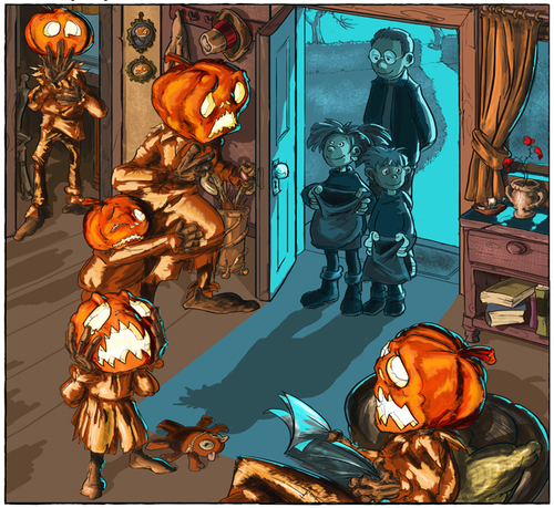 Cartoon: Halloween (medium) by Thomas Martin tagged halloween,jack,pumpkin,night