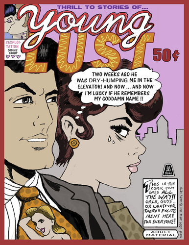 Cartoon: Young Lust Cover (medium) by frostyhut tagged comic,magazine,seventies,underground,comix,griffith,younglust