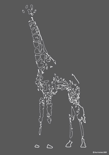 Cartoon: giraffe (medium) by Achatz tagged giraffe,tiere
