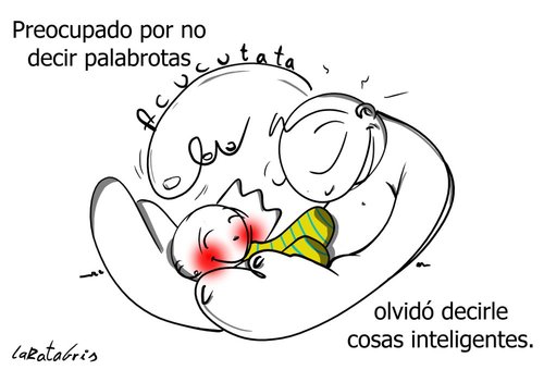 Cartoon: ajo gugu tata (medium) by LaRataGris tagged bebes