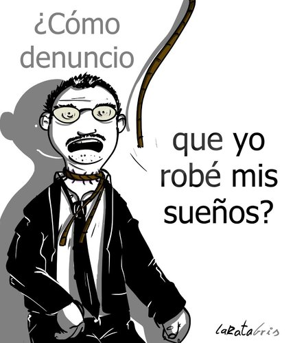 Cartoon: suenyos suicidados (medium) by LaRataGris tagged esperanzas