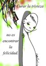 Cartoon: dispensador de no tristezas (small) by LaRataGris tagged felicidad
