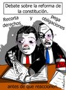 Cartoon: manualidades constitucionales (small) by LaRataGris tagged constitucion,reforma