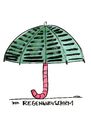 Cartoon: Regenwurmschirm (small) by Kossak tagged schirm,umbrella,wurm,worm,regenwurm,regen,rain,tier,animal