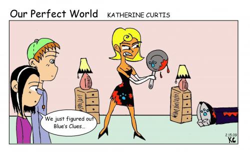 Cartoon: BluesClues (medium) by ourperfectworld tagged bluesclues