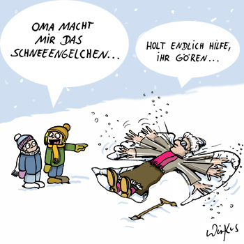 Schnee Cartoon