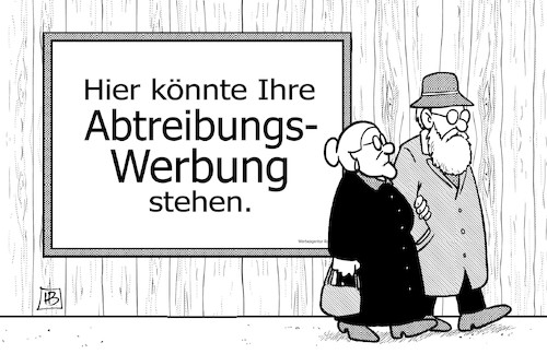 Abtreibungs-Werbung