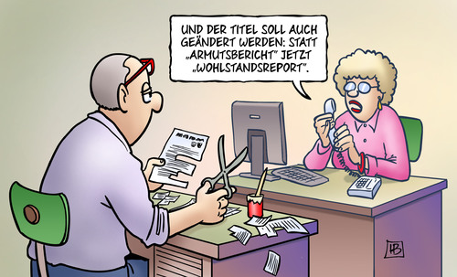 Cartoon: Armutsbericht (medium) by Harm Bengen tagged armutsbericht,wohlstandsreport,armut,reichtum,lohnentwicklung,soziales,bundesregierung,änderung,harm,bengen,cartoon,karikatur,armutsbericht,wohlstandsreport,armut,reichtum,lohnentwicklung,soziales,bundesregierung,änderung,harm,bengen,cartoon,karikatur