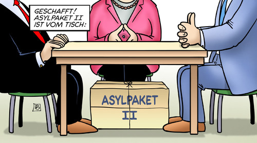 Asylpaket vom Tisch