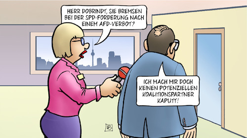 Dobrindt und AfD-Verbot
