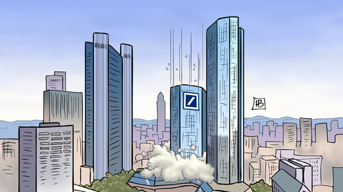 Dt. Bank-Absturz