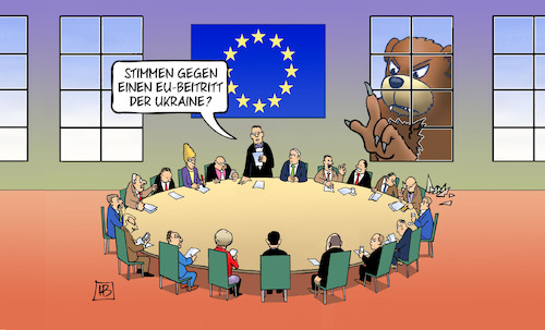 Cartoon: EU und Ukraine (medium) by Harm Bengen tagged stimmen,europa,eu,gipfel,beitritt,bär,fenster,russland,ukraine,krieg,einmarsch,angriff,harm,bengen,cartoon,karikatur,stimmen,europa,eu,gipfel,beitritt,bär,fenster,russland,ukraine,krieg,einmarsch,angriff,harm,bengen,cartoon,karikatur