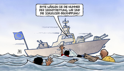 Cartoon: Falsche Nummer (medium) by Harm Bengen tagged telefonnummer,seenotrettung,schleuser,bekämpfung,marine,kriegsschiff,eu,europa,bundeswehr,flüchtlinge,flucht,asyl,ertrinken,sophia,harm,bengen,cartoon,karikatur,telefonnummer,seenotrettung,schleuser,bekämpfung,marine,kriegsschiff,eu,europa,bundeswehr,flüchtlinge,flucht,asyl,ertrinken,sophia,harm,bengen,cartoon,karikatur