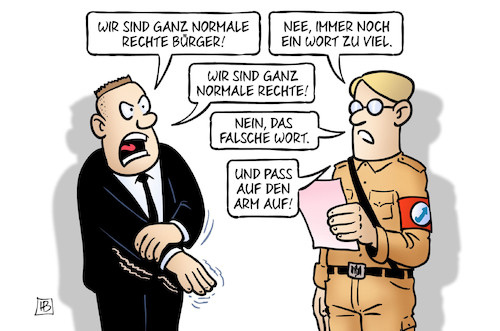 Cartoon: Ganz normale (medium) by Harm Bengen tagged ganz,normale,rechte,buerger,wort,arm,hitlergruss,nazis,faschisten,chemnitz,sachsen,harm,bengen,cartoon,karikatur,ganz,normale,rechte,buerger,wort,arm,hitlergruss,nazis,faschisten,chemnitz,sachsen,harm,bengen,cartoon,karikatur