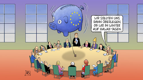 Cartoon: Gas-Notfallplan (medium) by Harm Bengen tagged gas,notfallplan,eu,europa,energieminister,winter,hawaii,sparschwein,ballon,sparen,krieg,ukraine,russland,harm,bengen,cartoon,karikatur,gas,notfallplan,eu,europa,energieminister,winter,hawaii,sparschwein,ballon,sparen,krieg,ukraine,russland,harm,bengen,cartoon,karikatur