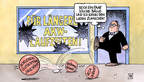 Cartoon: Gorleben-Gutachten geschönt (medium) by Harm Bengen tagged gorleben,asse,krümmel,endlager,atomkraft,kernkraft,gutachten,geschönt,gefälscht,betrug,erpressung,kohl,riesenhuber,zimmermann,gabriel,umweltminister,wahl,bundestagswahl,wahlkampf,akw,laufzeiten,gorleben,asse,krümmel,endlager,atomkraft,atom,kernkraft,gutachten,geschönt,gefälscht,betrug,erpressung,kohl,riesenhuber,zimmermann,gabriel,umweltminister,wahl,bundestagswahl,wahlen,wahlkampf,energie,energien