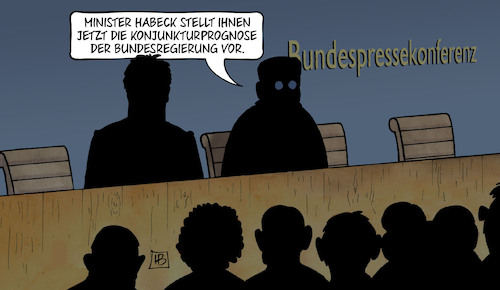 Cartoon: Habecks Konjunkturprognose (medium) by Harm Bengen tagged minister,habeck,konjunkturprognose,bundesregierung,bundespressekonferenz,dunkel,aussichten,schatten,schwarz,harm,bengen,cartoon,karikatur,minister,habeck,konjunkturprognose,bundesregierung,bundespressekonferenz,dunkel,aussichten,schatten,schwarz,harm,bengen,cartoon,karikatur