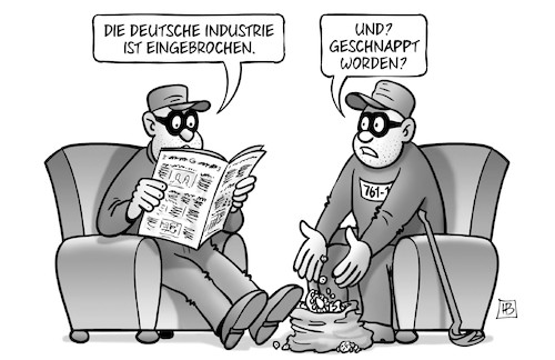 Industrie-Einbruch