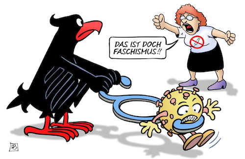 Cartoon: Infektionsschutzgesetz (medium) by Harm Bengen tagged infektionsschutzgesetz,ermächtigungsgesetz,coronaleugnerin,faschismus,bundesadler,virus,paragraf,bundestag,corona,harm,bengen,cartoon,karikatur,infektionsschutzgesetz,ermächtigungsgesetz,coronaleugnerin,faschismus,bundesadler,virus,paragraf,bundestag,corona,harm,bengen,cartoon,karikatur