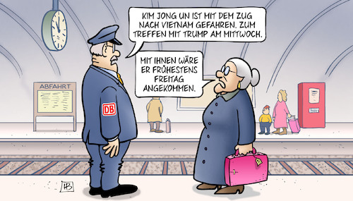 Kim im Zug