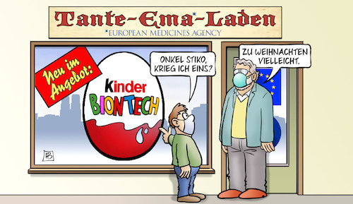 Cartoon: Kinder und STIKO (medium) by Harm Bengen tagged onkel,stiko,mertens,kinder,impfung,ema,laden,weihnachten,überraschungsei,kinderüberraschung,corona,harm,bengen,cartoon,karikatur,onkel,stiko,mertens,kinder,impfung,ema,laden,weihnachten,überraschungsei,kinderüberraschung,corona,harm,bengen,cartoon,karikatur