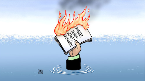 Cartoon: Klimaziele Adieu (medium) by Harm Bengen tagged pariser,klimaschutzabkommen,feuer,wasser,klimawandel,cop30,klimakonferenz,belem,brasilien,harm,bengen,cartoon,karikatur,pariser,klimaschutzabkommen,feuer,wasser,klimawandel,cop30,klimakonferenz,belem,brasilien,harm,bengen,cartoon,karikatur