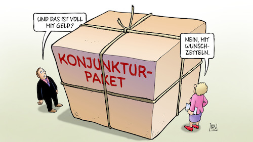 Cartoon: Konjunkturwünsche (medium) by Harm Bengen tagged konjunktur,paket,geld,wunschzetteln,wirtschaft,bundesregierung,coronavirus,ansteckung,pandemie,epidemie,krankheit,schaden,harm,bengen,cartoon,karikatur,konjunktur,paket,geld,wunschzetteln,wirtschaft,bundesregierung,coronavirus,ansteckung,pandemie,epidemie,krankheit,schaden,harm,bengen,cartoon,karikatur